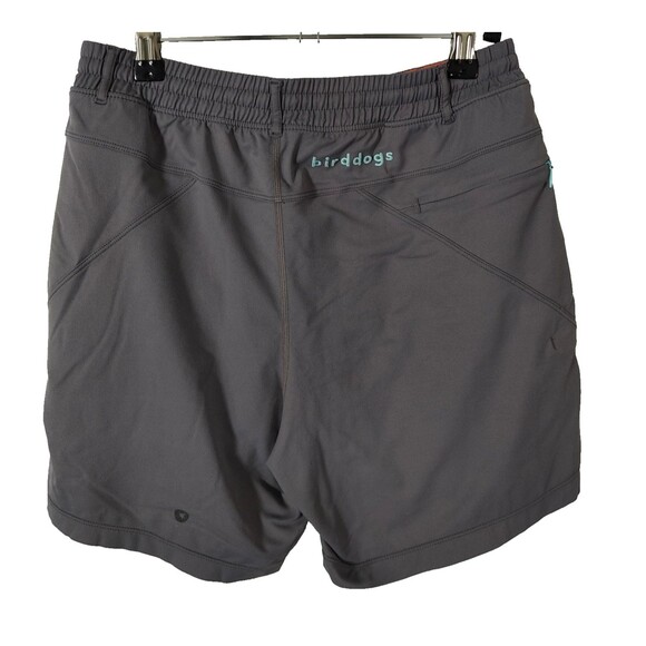 Birddogs Shorts Mens Small Gray Lined Boomstick Performance Stretch Workout - Picture 1 of 3